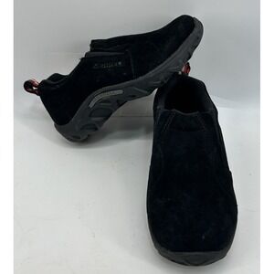 Merrell Jungle Moc Kids Slip On Shoes Black Size 1M NEW